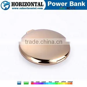 High Capacity Fashion Mirror Power Bank 4000mah,universal Power Bank With fc ce Rohs thumbnail-4