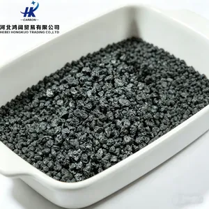 High Graphitization Degree Graphitized Petroleum Coke GPC 1-5mm GPC Carbon Raiser Graphitized Coke for Casting thumbnail-1