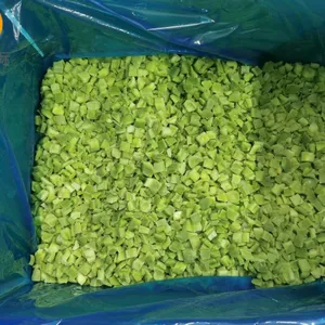 IQF Diced Bell Green Peppers,IQF Green Bell Pepper Dices,IQF Green Pepper Cubes,IQF Green Peppers,Frozen Diced Green Peppers thumbnail-2