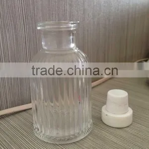 Round Shape Glass Perfume Bottles With Cap thumbnail-3