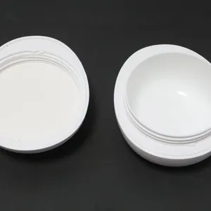 Custom Oval Cream Jar Molding Service IATF 16949 PPAP Level 3 Certified Seamless Thread Skincare Container Malaysia thumbnail-1