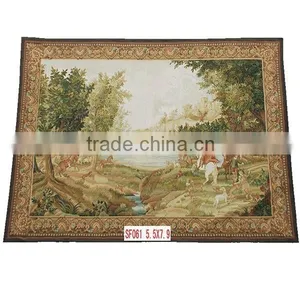 100% New Zealand Carpets Hand Knotted Aubusson thumbnail-1