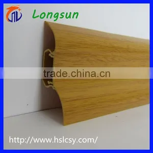 Oak Cover Decorative Baseboard Pvc Skirting for Flooring thumbnail-1