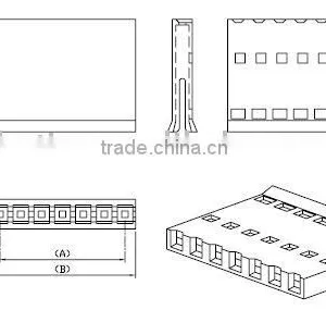 2.54mm Housing for Flexible Flat Cable (FFC) thumbnail-2