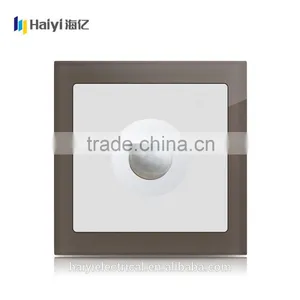 High Quality Coffee Glass Panel Electric Wall Switch, Touch Fan Speed Switch thumbnail-3