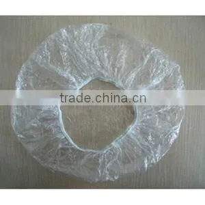 Latest Promotional BEST SALE PEVA Waterproof Disposable Hotel Shower Cap /casting Curtain Rod End Caps thumbnail-1