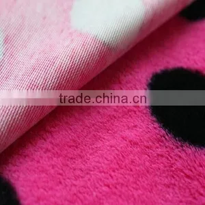 100%polyester Minky Dot Fabric by the Yard thumbnail-4