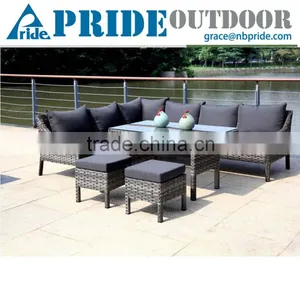 Modern Wicker Sets Rattan Sofa Philippines Natural Courtyard Furniture Outdoor Rattan Sofa thumbnail-1