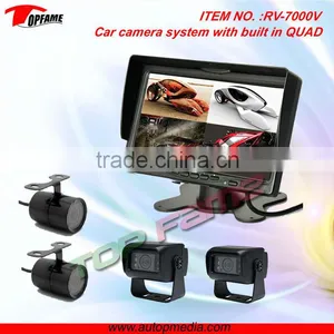 RV-7000V Reversing Camera With 7inch HD LCD QUAD Monitor, CMOS/CCD Camera Backup Camera System thumbnail-1