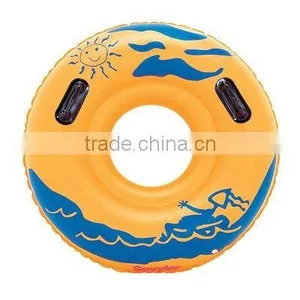 PVC Inflatalbe Swim Ring With 2 Handles thumbnail-1