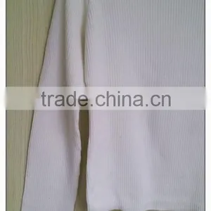 Vintage White Long Sleeve Women's Turtleneck Sweater Simple Sweater Pullover thumbnail-3
