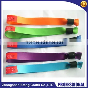 High Quality Free Customized Frabirc Wristbands,custom Printed Wristbands thumbnail-1