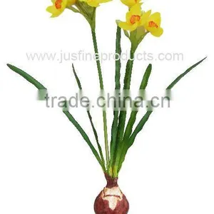 19.7" Silk Narcissus, Artificial Narcissus thumbnail-1