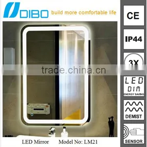 New Modern IP44 Led Lighted Vanity Mirror Bathroom Backlit Mirror Quality Choice Most Popular thumbnail-2