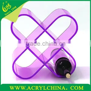 Acrylic Wine Rack Perspex Display Rack Acrylic Wine Bottle Holder thumbnail-1