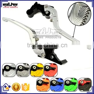 BJ-LS-008 Wholesale 3D Long CNC Adjustable Folding Motorcycle Hand Brake Clutch Lever for Ducati 821 MONSTER thumbnail-1