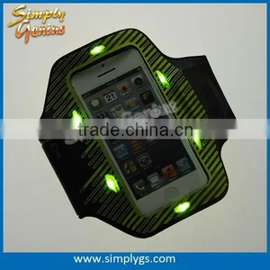 (top) Led Sport Armband for Iphone, Lycra Armband for Iphone, Elastic Sport Armband thumbnail-2