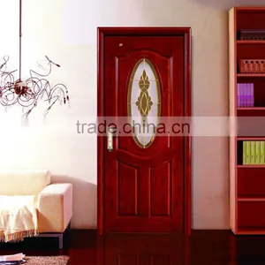 Wholesale Price Interior Soundproof Glass Wood Door for Office thumbnail-3