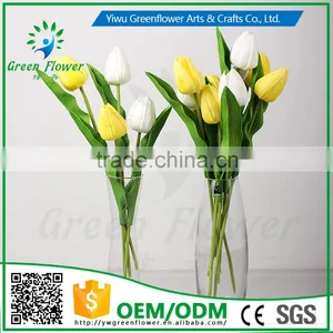 2016 Wholesale Latex PU Artificial Flowers Real Touch Bouquet For Wedding Bridal Decor Display Flower thumbnail-4