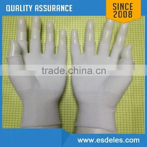 Wholesale Antistatic Nylon Carbon Fiber pu Palm Coating Work Glove thumbnail-6