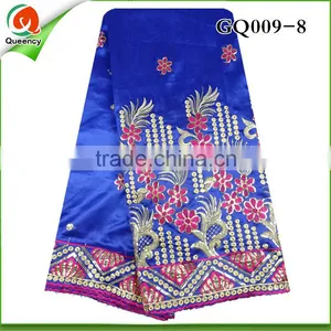 GQ009-8 Good Quality India George Lace Fabric thumbnail-1