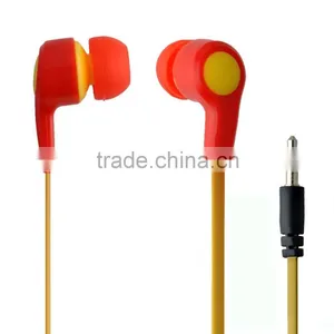 Newest Design Print Logo Domed Logo Earphone With OEM Brand for Promotion thumbnail-3