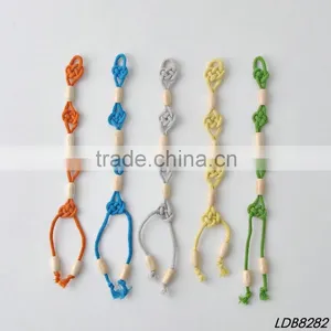 2016 New Design Boho Simple Bead Adjustable Braided Women Handmade Knotted Bracelet thumbnail-2