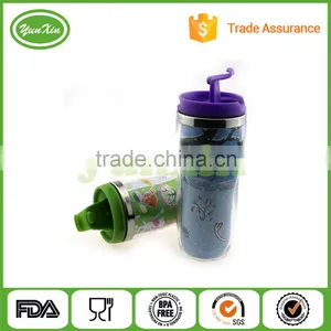 Promotional Double Wall Stainless Steel Tumbler Mug With Newest Advertising Paper Insert thumbnail-3