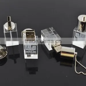 Crystal Usb Flash Drive With Laser Logo for Promotional Gift thumbnail-1