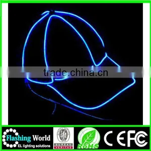 Attractive Designs Neon Embroidery Logo Led Flash Hat thumbnail-6