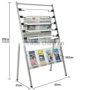 Outdoor Commerical Metal Magazine and Newspaper Display Stand thumbnail-2
