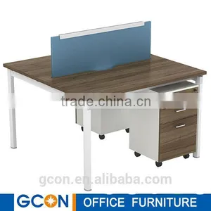 Modern Workstation Furniture 2 People Worksation for Small Office thumbnail-1