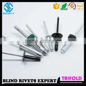 HIGH QUALITY FACTORY ALUMINUM TRIFOLD RIVETS FOR GLASS CURTAIN WALL thumbnail-1
