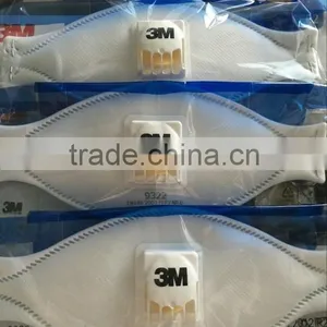 3M 9322 Mask P2 Dust Mask 3m Active Carbon Dust Masks 3m 9322 Respirator Mask thumbnail-1
