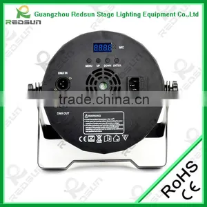 Newest dj Disco New Year Decoration Guangzhou 9pcs Flat Par Light thumbnail-4