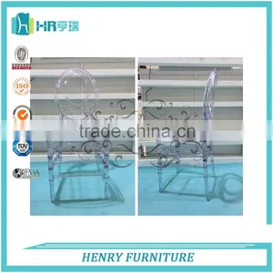 Transparent Crystal Resin Royal Chair Crystal Resin Phoenix Chair thumbnail-4