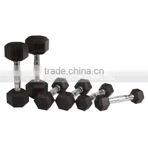 HEX RUBBER DUMBBELL thumbnail-1