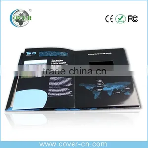 A5 Brochure 4.3'' LCD Video Greeting Card, Video Brochure Card For Promotion thumbnail-2