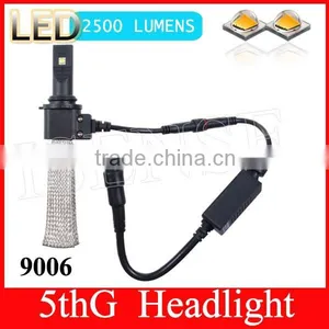 the 5th Latest LED Headlight C REE 3000LM High Lumen Super Bright H4, H7, H8, H9, H11, 9005, 9006 Led Headlight Bulbs thumbnail-1