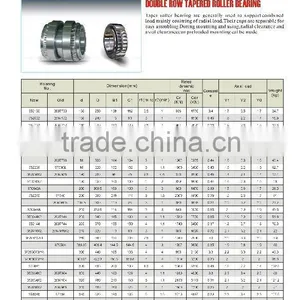 01 DOUBLE ROW TAPERED ROLLER BEARING 352130 352032 352132 thumbnail-1