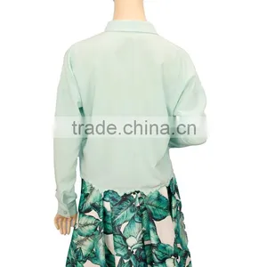 2015 Chic Bats Sleeves Blouse,embroidered Shirts With Long Sleeves thumbnail-4