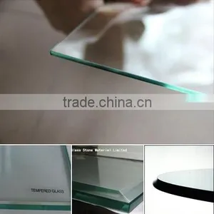 Tempered Glass With Polished Edge / Bullnose Edge Glass / Flat Edge Glass / Bevelled Edge Glass With EN12150 thumbnail-1