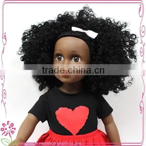 2016 Fashion 18 Inch Ethnic African Plastic Black American Girl Doll thumbnail-1