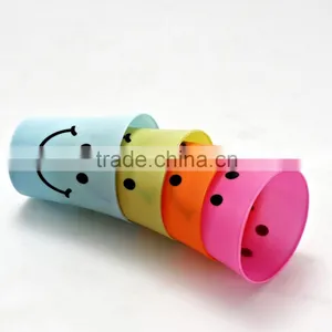 8 oz 250ml pp Plastic Smile Water Cup thumbnail-3