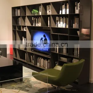 Italian Modern Wood TV Cabinet (SM-TV06) thumbnail-2