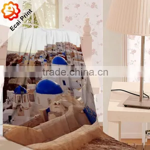 Home Fashion Custom Made Heat Transfer Printed Throw Blanket thumbnail-1