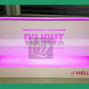 Acrylic Makeup Display Stand With Different Color LED Light thumbnail-1
