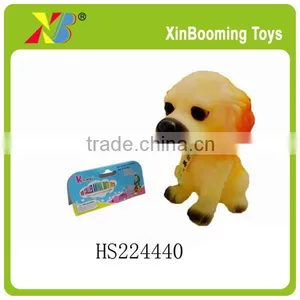6" Soft Rubber Dog Toy With BB Wlistle thumbnail-1