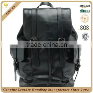 CSN2085A001 Genuine Leather Backpack China Back Pack Bag Online Shopping Cow Leather Bag thumbnail-1