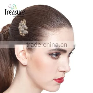 Costume Jewelry Rhinestone Boar Brooch, Zinc Alloy Brooch, Women and Men Brooch thumbnail-3